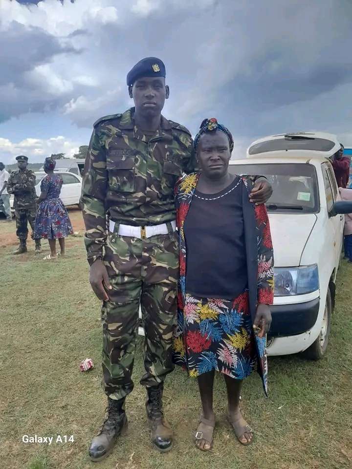 Congratulations: Meet A KDF Officer Who Was Visited By His Home Today