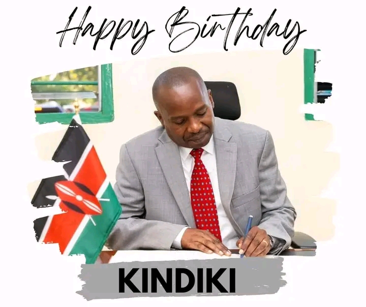 Happy birthday Former CS Kithure Kindiki