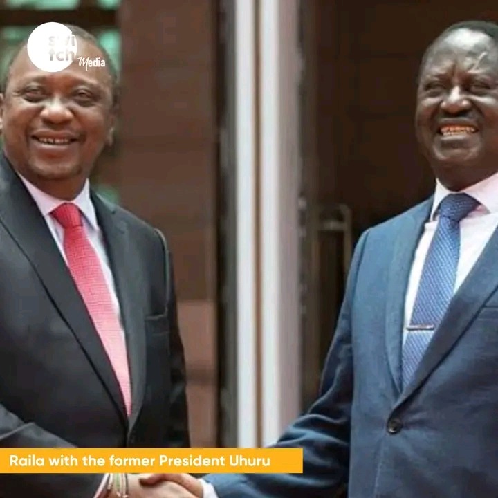 Raila Odinga and Uhuru Kenyatta 