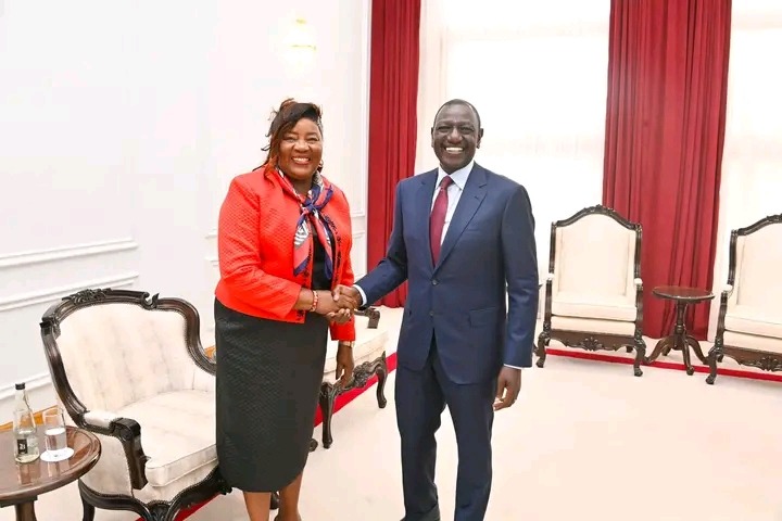 Idda Odinga with Ruto