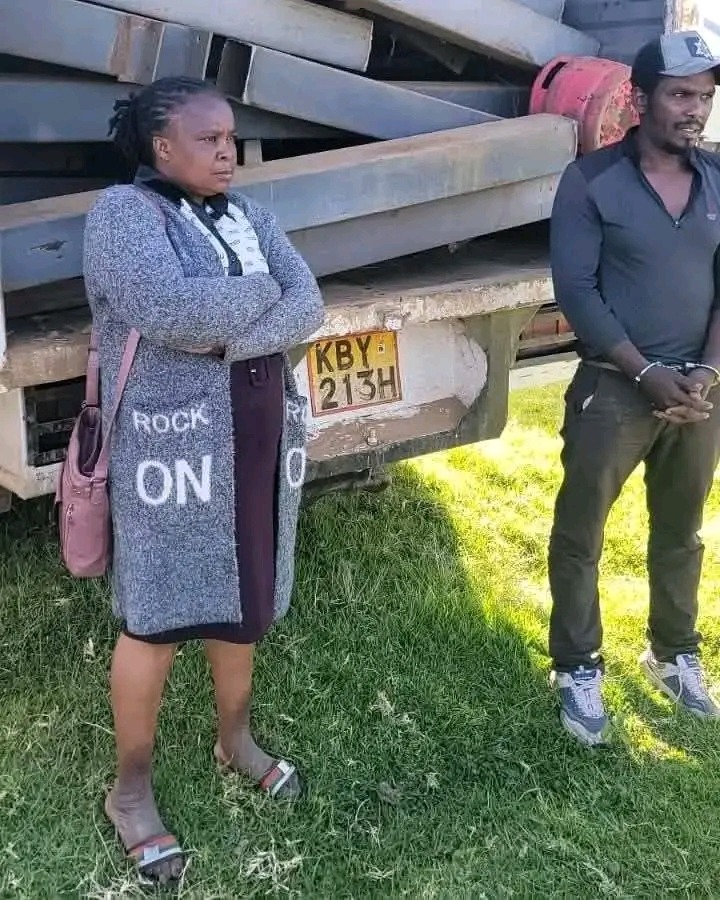 Police have arrested Peter Mwangi and Joyce Ndungu Mutua in connection with the vandalism of a bridge