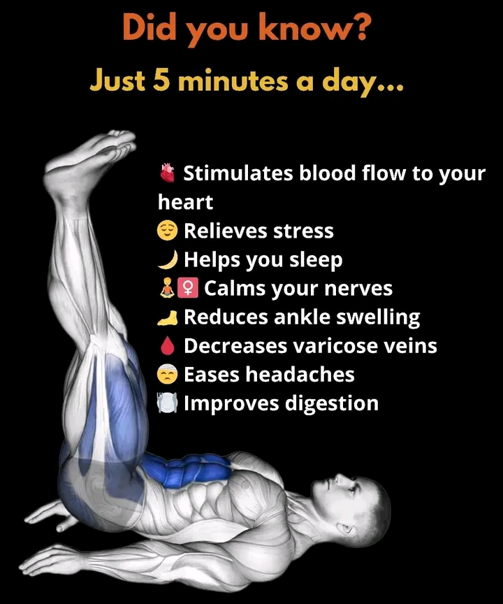 Benefits Of Raising Your Legs For 5 Minutes