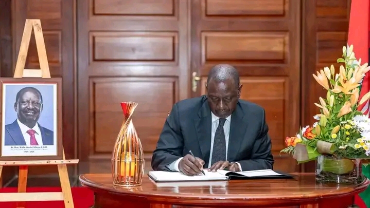 Here Is An Emotional Tribute From Ruto At Nyayo Stadium