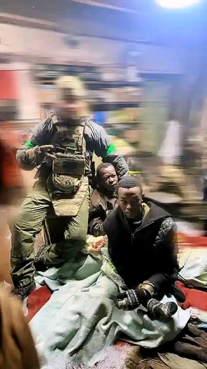 2 Unidentified African Men Who Had Been Fighting Alongside The Russian Armed Forces Have Been Captured By The Ukrainian Armed Forces