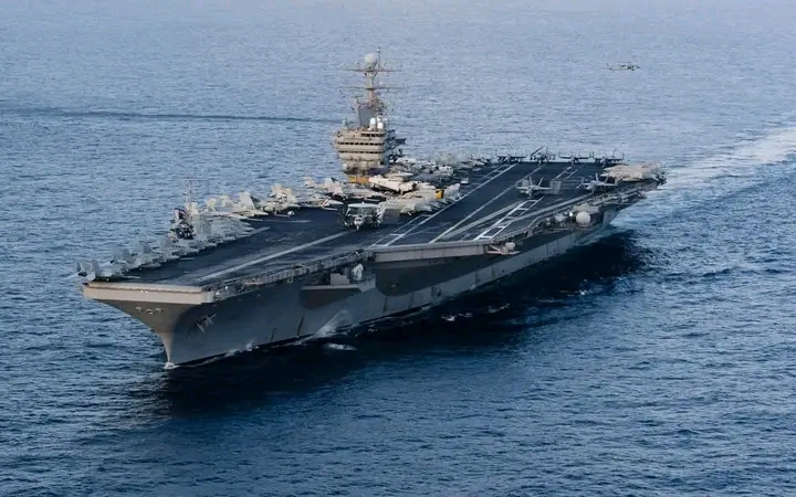 U.S Shoots Down Iranian Drone Near Aircraft Carrier in Arabian Sea
