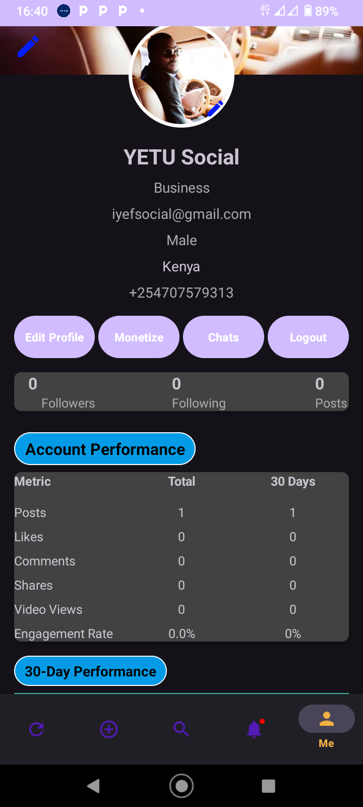 YETU Social Screenshot 1