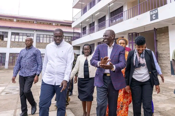 UPDATE: President William Ruto And Governor Johnson Sakaja Inspected Projects In Dagoretti South