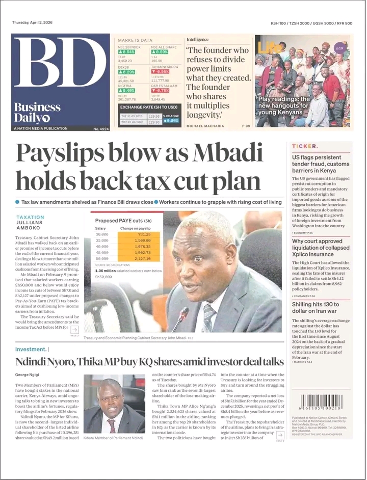 Here Is How Formal Workers In Kenya Earn According To KNBS Data