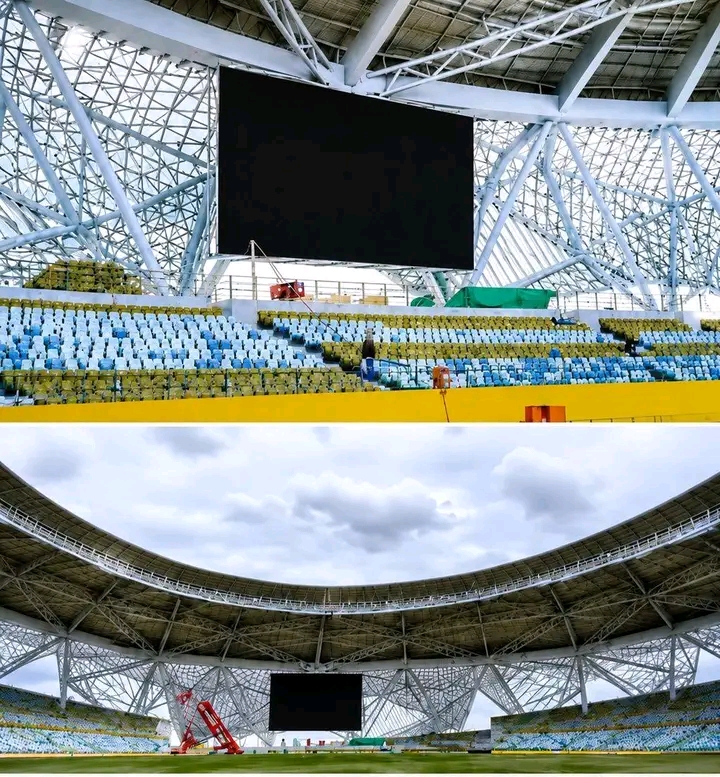 Samia Suluhu Stadium is really having its moment now. βMshaweka hadi TV kubwaβ